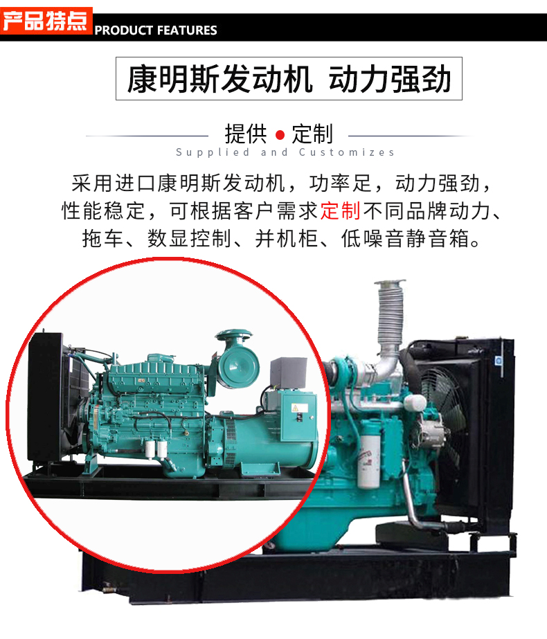 100KW 東明康明斯發(fā)電機(jī)組 特點(diǎn)