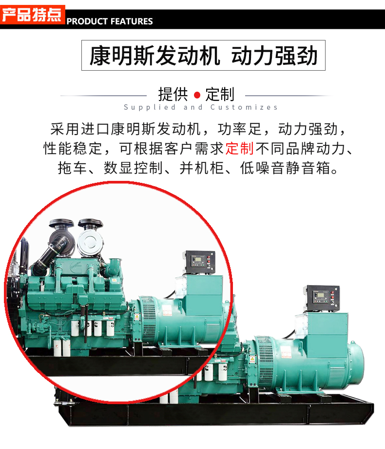 800KW 康明斯發(fā)電機(jī)組特點(diǎn)