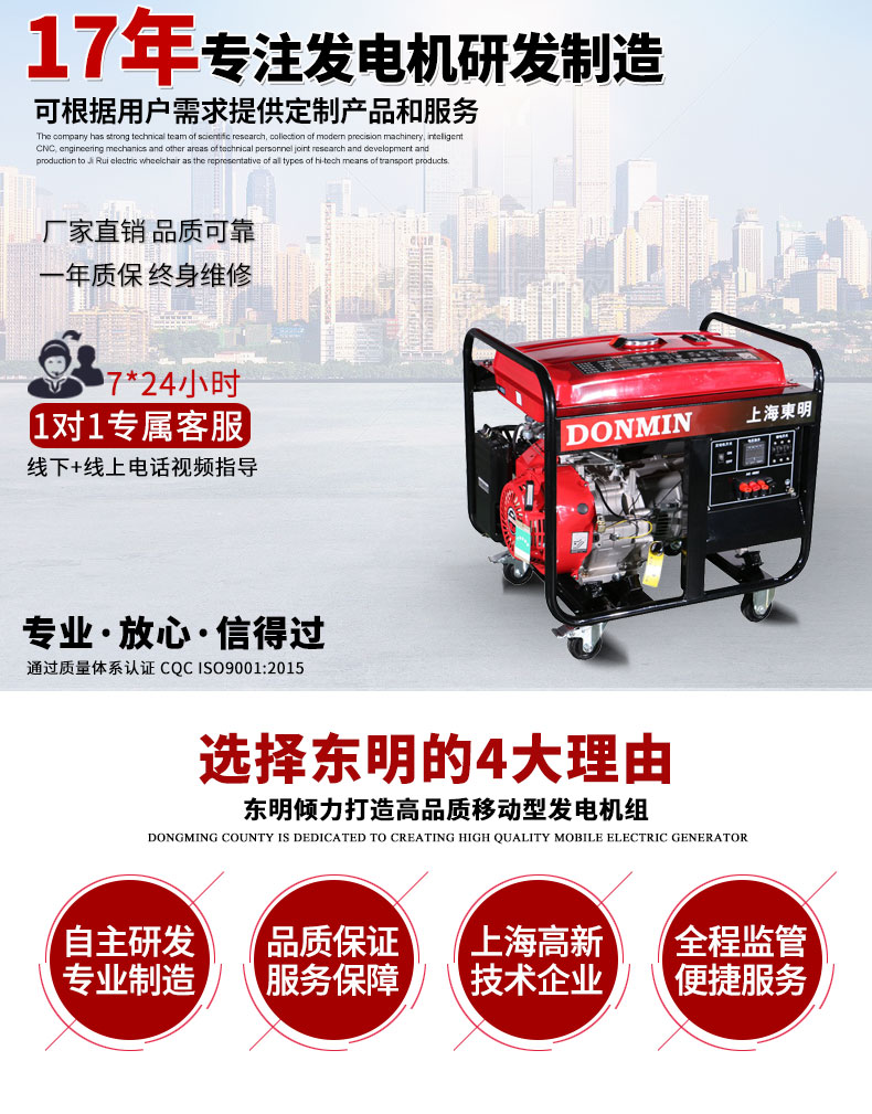 三相5KW汽油發(fā)電機組主圖