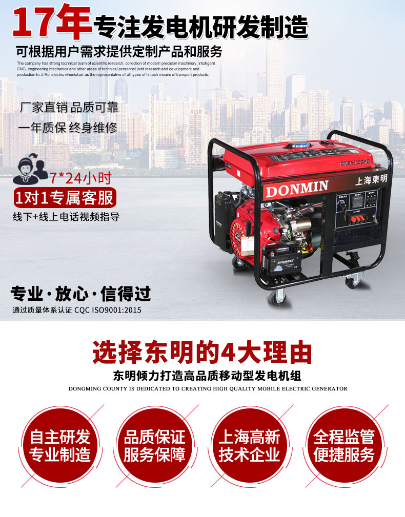 三相8KW汽油發(fā)電機(jī)主圖