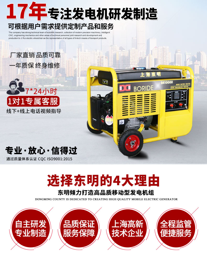 單相8kw汽油發(fā)電機主圖