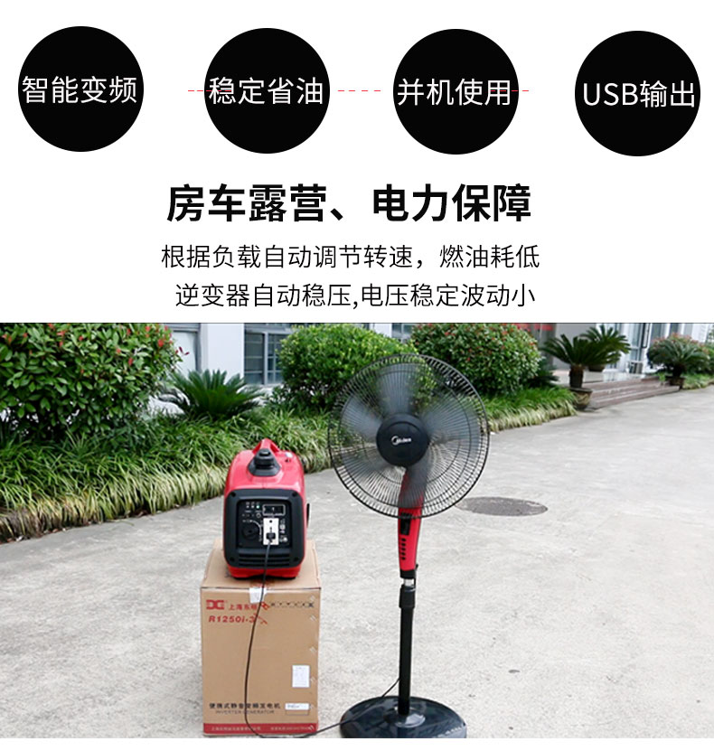 數(shù)碼變頻1KW汽油發(fā)電機(jī)特點(diǎn)
