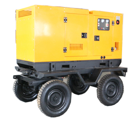 30KW靜音型柴油發(fā)電機(jī)組GF3-30  拖車款柴油發(fā)電機(jī)組