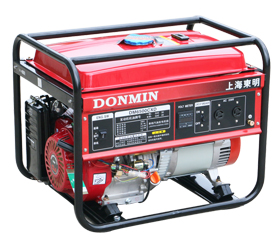 5KW單相便攜式小型汽油發(fā)電機(jī)組【可配備移動(dòng)輪】DM6500CXD